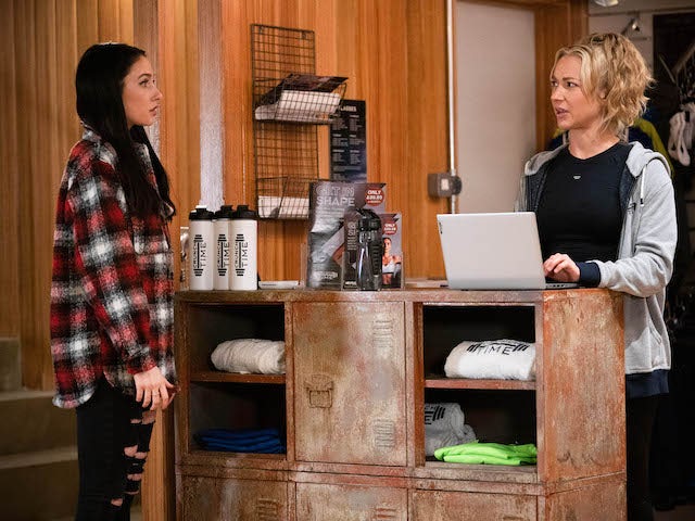 Dotty and Nancy on the first episode of EastEnders on January 11, 2022