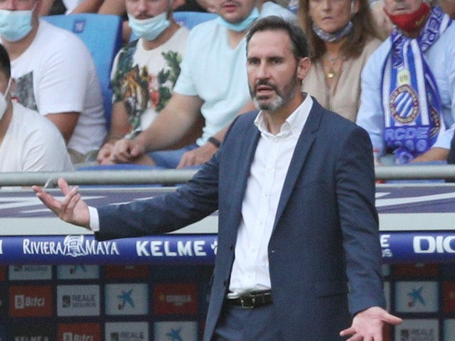 La reacción del técnico del Espanyol, Vicente Moreno, llegó en octubre de 2021