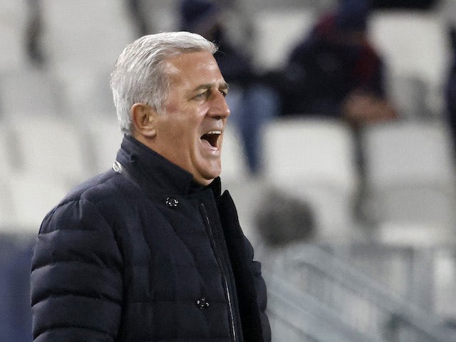 Bordeaux coach Vladimir Petkovic during the match on January 7, 2022