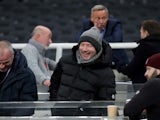 Alan Shearer takes his seat in the stadium before the match, January 2, 2019