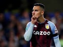  Aston Villa's Anwar El Ghazi celebrates after scoring his penalty during the shoot-out, September 22, 2021
