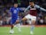 Chelsea's Reece James in action with Aston Villa's Anwar El Ghazi, September 22, 2021