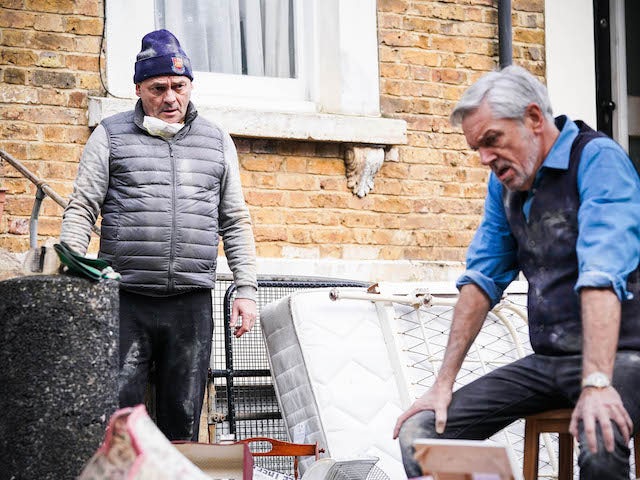 Billy and Rocky on EastEnders on January 18, 2022