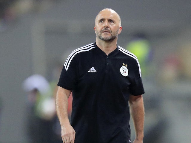 Algeria coach Djamel Belmadi on January 16, 2022