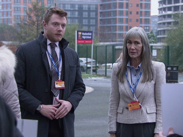 Mrs Cranshaw and Daniel on the second episode of Coronation Street on January 21, 2022