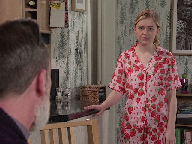 Summer on the first episode of Coronation Street on January 19, 2022