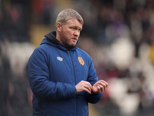 Hull City manager Grant McCann on January 16, 2022
