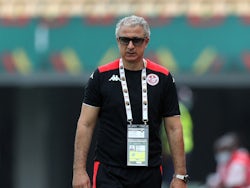 Tunisia coach Mondher Kebaier on January 12, 2022