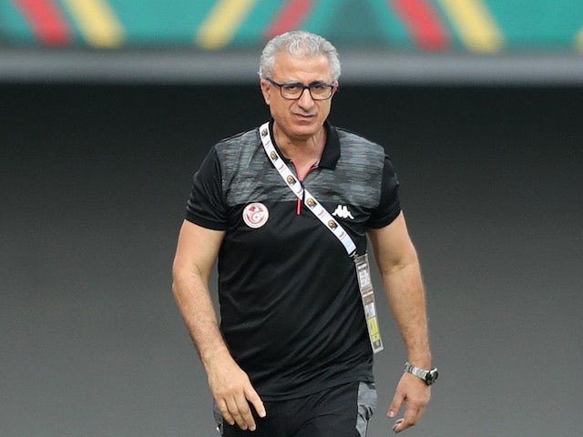 Tunisia coach Mondher Kebaier on January 16, 2022