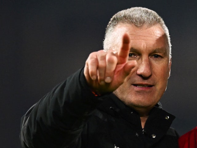 Bristol City manager Nigel Pearson after the match on 15 January 2022