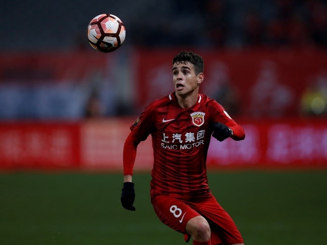 Shanghai Port's Brazilian midfielder Oscar pictured on March 4, 2017