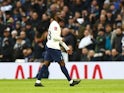 Tottenham Hotspur's Tanguy Ndombele walks off the pitch after being substituted on January 9, 2022
