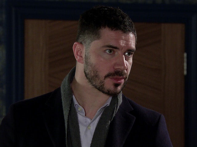 Adam on the first episode of Coronation Street on February 2, 2022