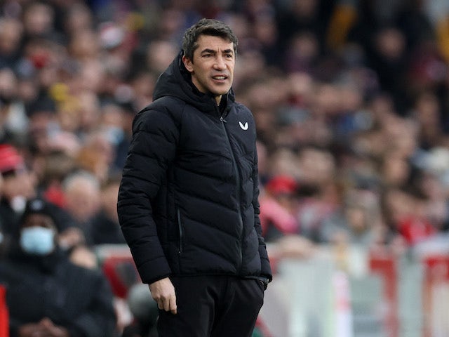 Wolverhampton Wanderers manager Bruno Lage on January 22, 2022