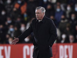 Real Madrid coach Carlo Ancelotti on January 20, 2022