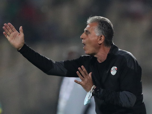 Egypt coach Carlos Queiroz on January 19, 2022