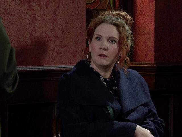 Fiz on the second episode of Coronation Street on January 31, 2022