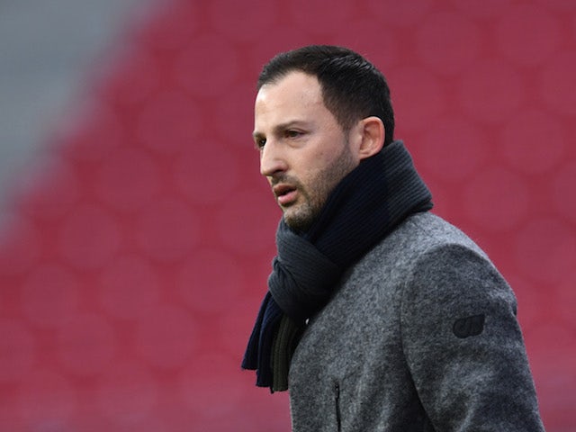 Ο προπονητής της RB Leipzig Domenico Tedesco πριν από τον αγώνα στις 23 Ιανουαρίου 2022