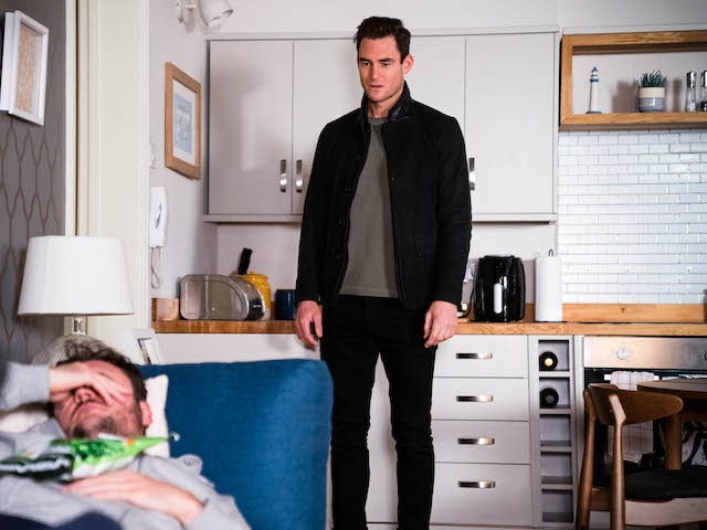 Zack and Martin on EastEnders on February 4, 2022