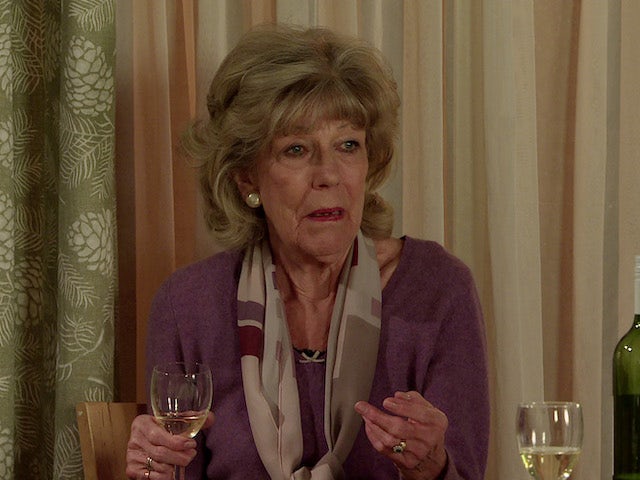 Audrey on the second episode of Coronation Street on February 2, 2022
