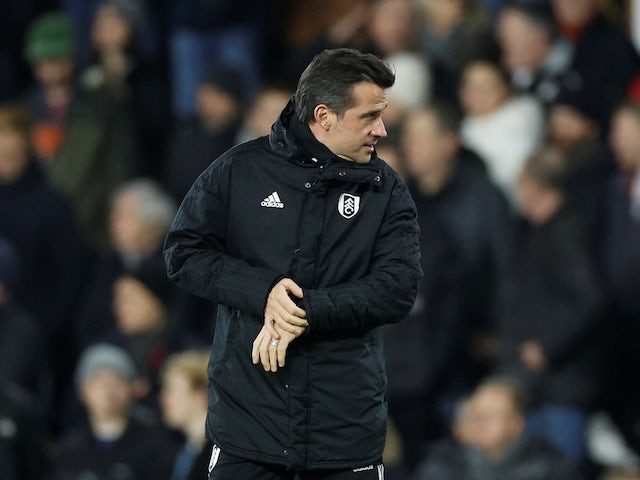 Fulham manager Marco Silva on January 18, 2022