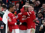 Marcus Rashford reacts to netting winning goal for Manchester United