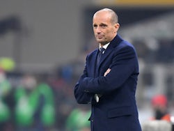 Juventus coach Massimiliano Allegri on January 23, 2022