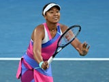 Naomi Osaka pictured at the Australian Open on January 19, 2022