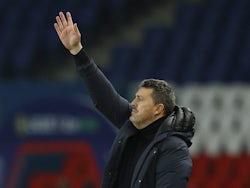 Reims coach Oscar Garcia on January 23, 2022