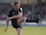 Owen Farrell in action for Saracens on October 9, 2021
