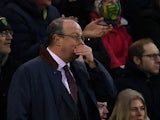 Everton manager Rafael Benitez reacts, January 15, 2022
