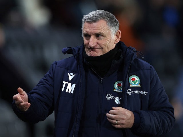 Blackburn Rovers manager Tony Mowbray on January 19, 2022