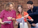 Angela Griffin, Katie Griffiths and Adam Thomas for the Waterloo Road reboot