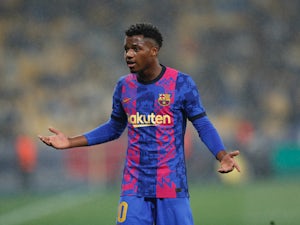 Barcelona missing four players for second leg with Frankfurt