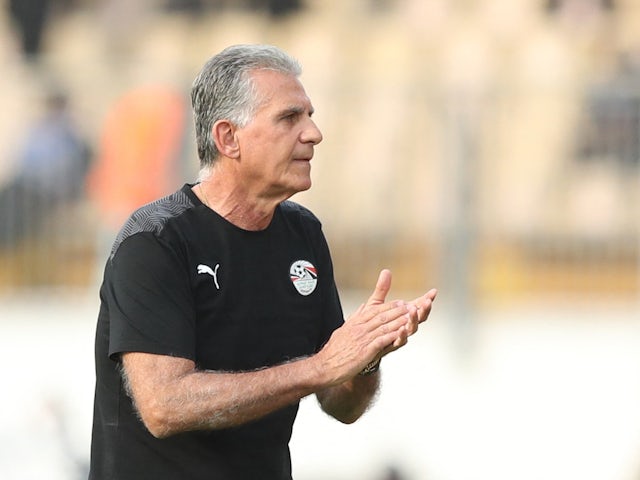 Egypt coach Carlos Queiroz on January 30, 2022
