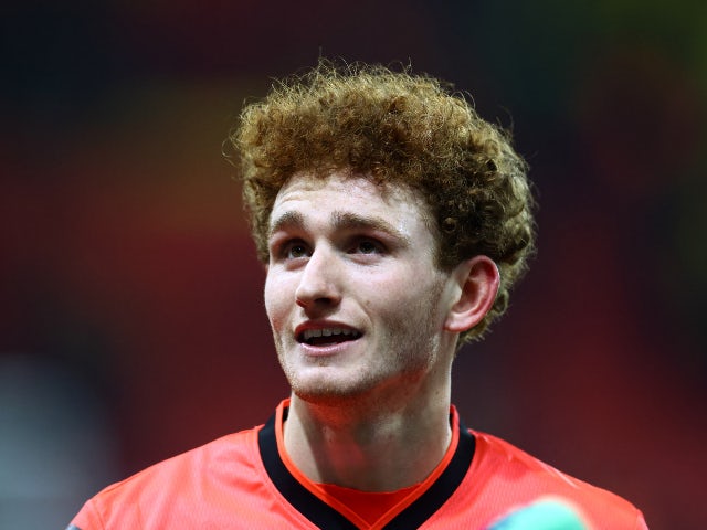 Norwich City's Josh Sargent pictured in January 2022
