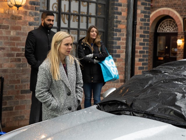 Sarah on the first episode of Coronation Street on February 7, 2022