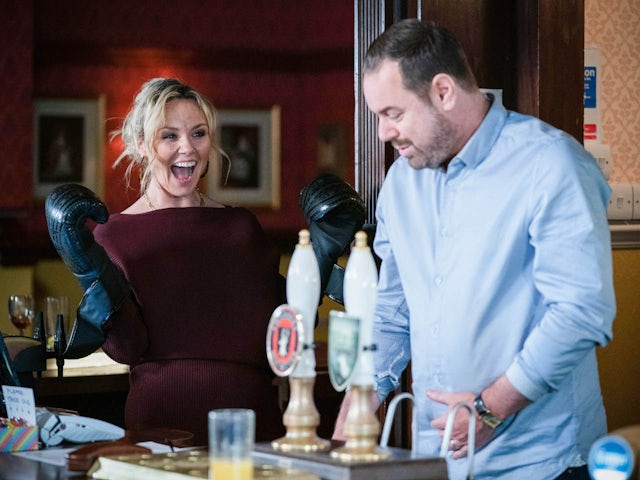Janine and Mick on EastEnders on February 11, 2022