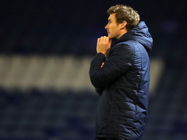 Manager Matt Taylor at Exeter City on 23 March 2021