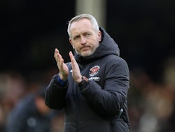 Blackpool manager Neil Critchley before the match on January 29, 2022