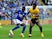 Leicester City's Ricardo Pereira in action with Wolverhampton Wanderers' Adama Traore, August 14, 2021