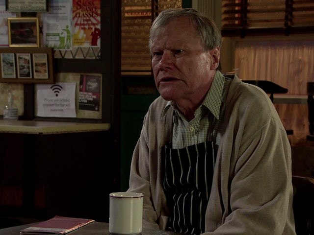 Roy on the second episode of Coronation Street on February 9, 2022