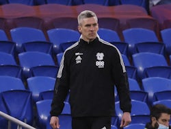 Cardiff City manager Steve Morison on January 30, 2022