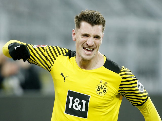 Borussia Dortmund's Thomas Meunier pictured on January 14, 2022