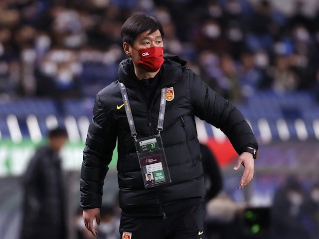 China coach Xiaopeng Li on January 27, 2022