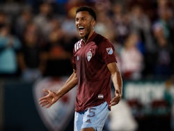 Auston Trusty in action for the Colorado Rapids in November 2021