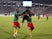 Cameroon's Ambroise Oyongo Bitolo celebrates with teammates after scoring the winning penalty in the shoot-out on February 5, 2022