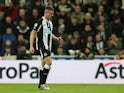 Newcastle United's Ciaran Clark leaves the pitch after he is sent off, November 30, 2021