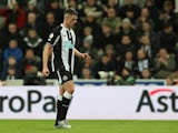 Newcastle United's Ciaran Clark leaves the pitch after he is sent off, November 30, 2021