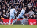 Coventry City's Viktor Gyokeres celebrates scoring their first goal on February 5, 2022